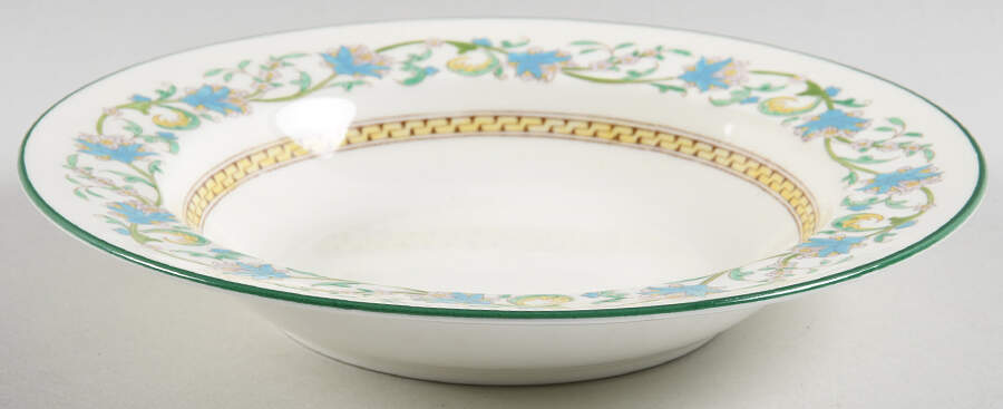 Shah (W821, White Body) Rim Soup Bowl by Wedgwood-1