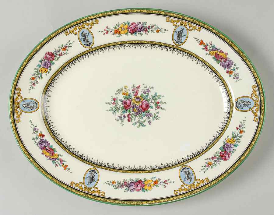 Sheerness 13" Oval Serving Platter by Wedgwood-1
