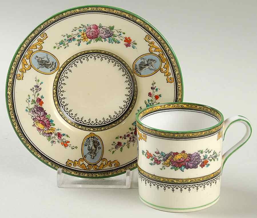 Sheerness Flat Demitasse Cup & Saucer Set by Wedgwood-1