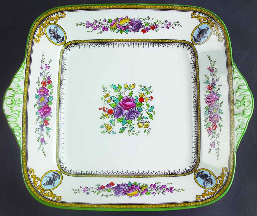 Sheerness Square Handled Cake Plate by Wedgwood-1