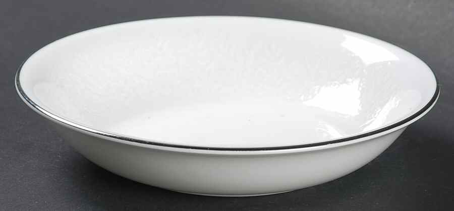 Silver Ermine (R4452, Contour Shape) Fruit/Dessert (Sauce) Bowl by Wedgwood-1