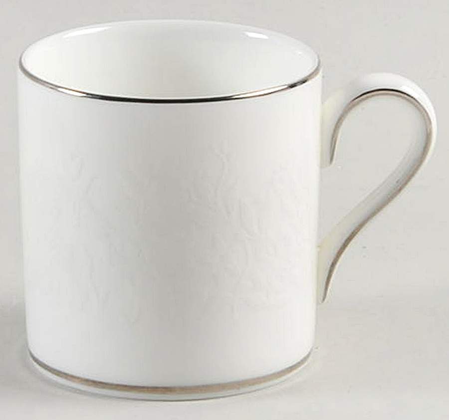 Silver Ermine (R4452, Traditional Shape) Bond Shape Demitasse Cup by Wedgwood-1