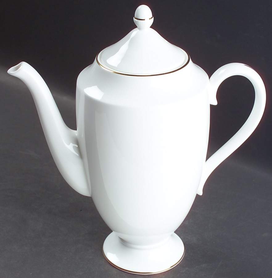 Signet Gold Coffee Pot & Lid by Wedgwood-1