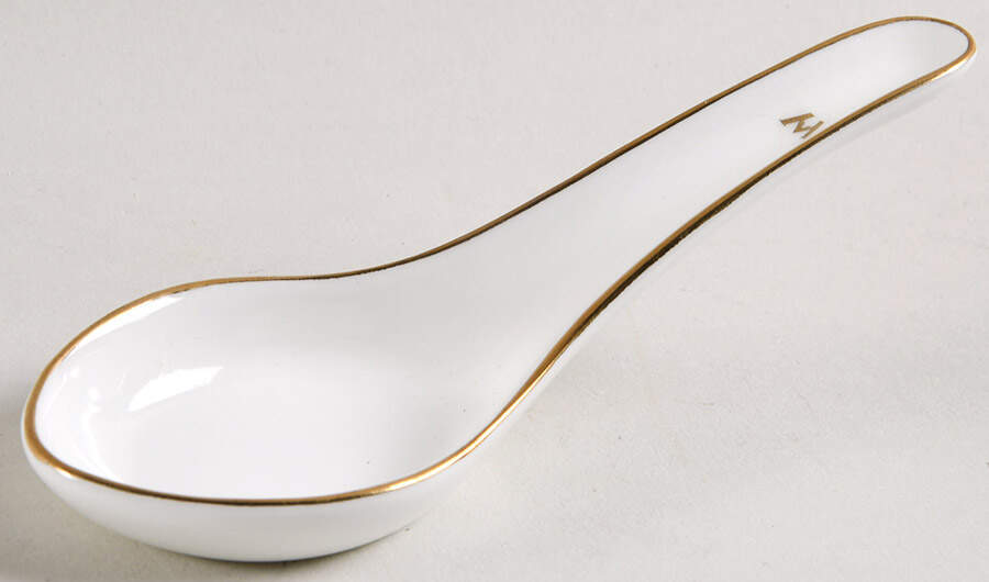 Signet Gold Chinese Teaspoon by Wedgwood-1