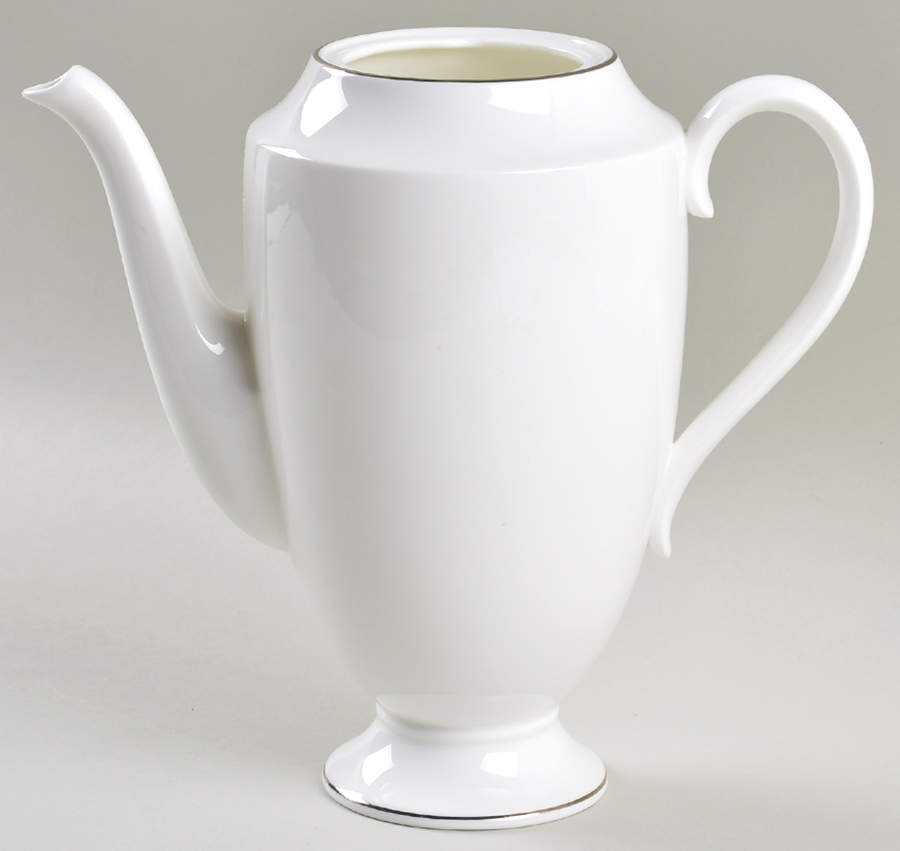 Signet Platinum Coffee Pot No Lid by Wedgwood-1