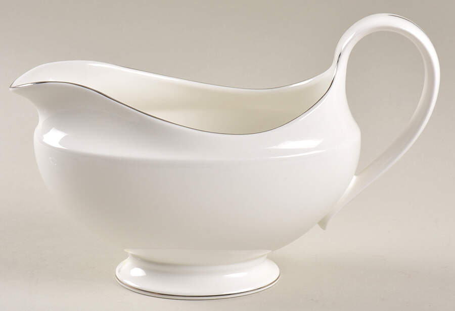 Signet Platinum Gravy Boat by Wedgwood-1