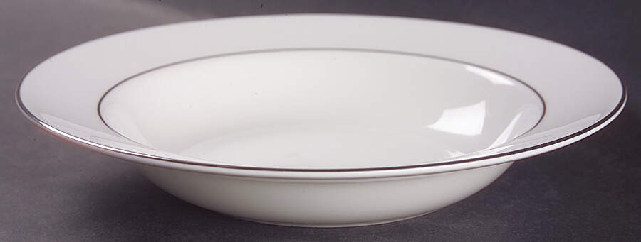 Signet Platinum Rim Soup Bowl by Wedgwood-1