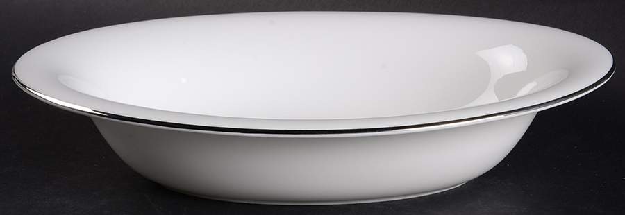 Signet Platinum 9" Oval Vegetable Bowl by Wedgwood-1