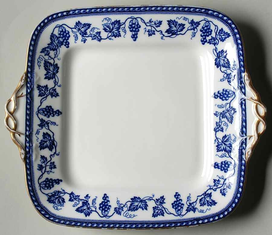 The Sofia Square Handled Cake Plate by Wedgwood-1