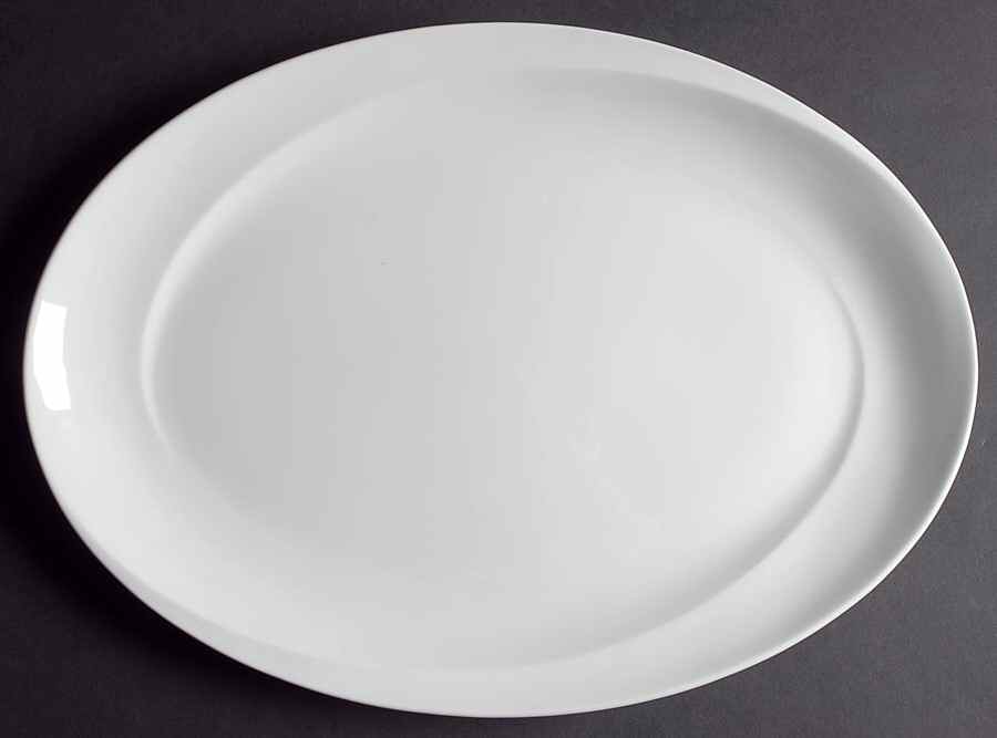 Solar 15" Oval Serving Platter by Wedgwood-1