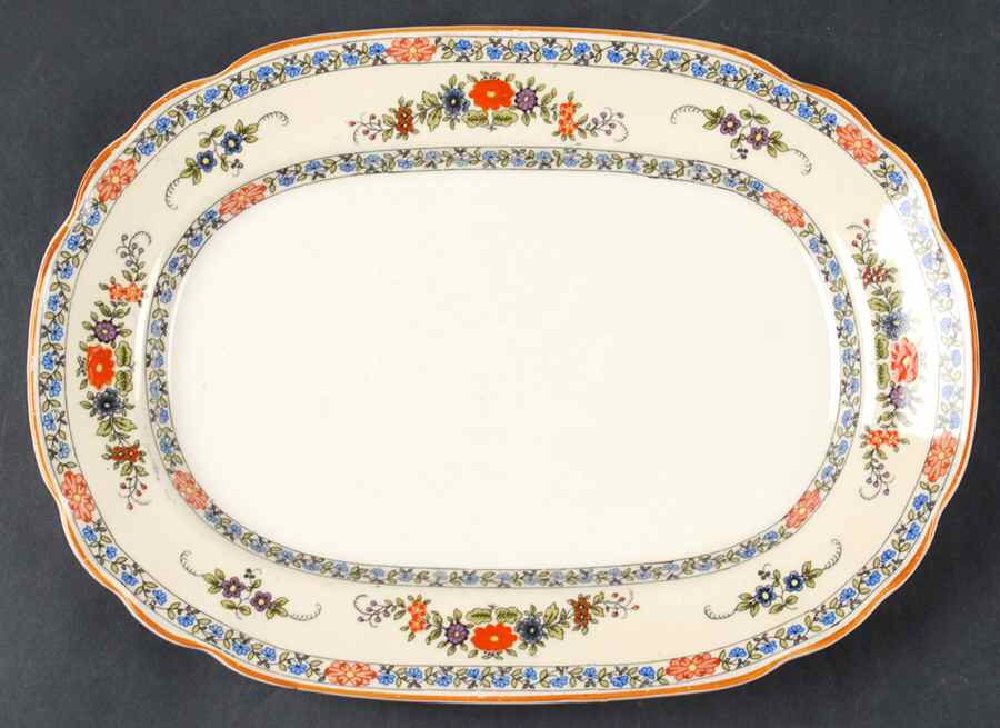 Somerset 10" Oval Serving Platter by Wedgwood-1