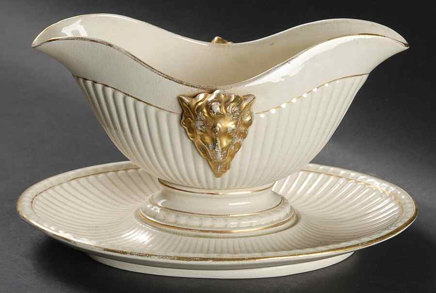 Spartan Gravy Boat with Attached Underplate by Wedgwood-1