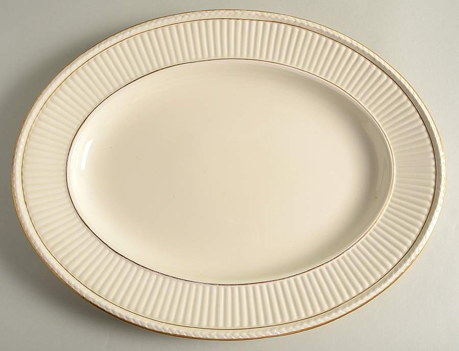 Spartan 15" Oval Serving Platter by Wedgwood-1