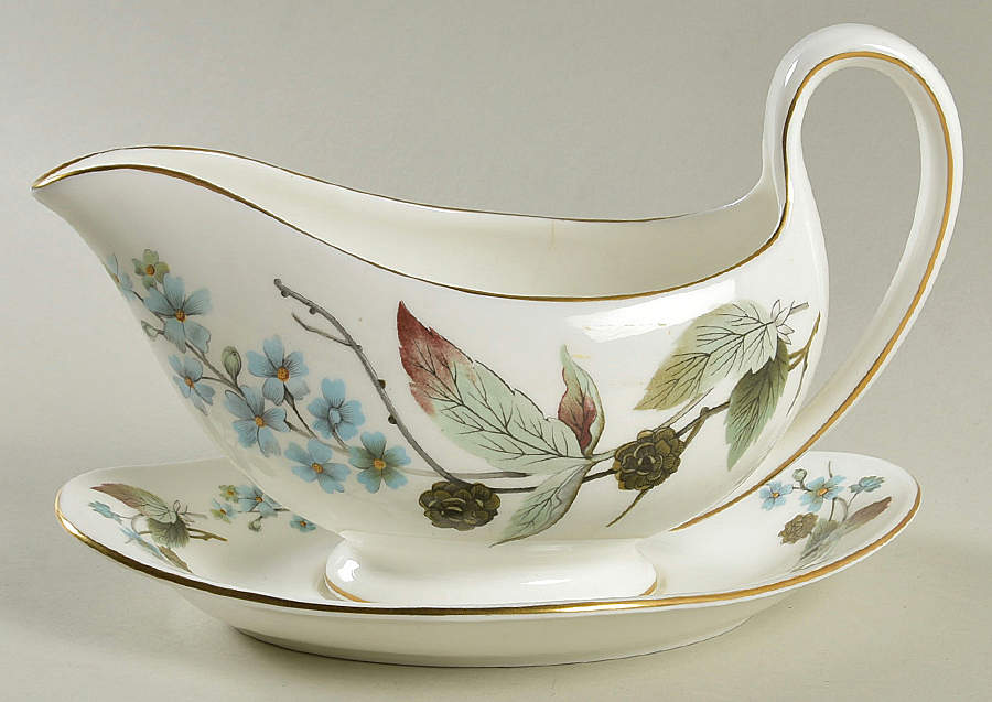 Spring Morning Gravy Boat & Underplate by Wedgwood-1