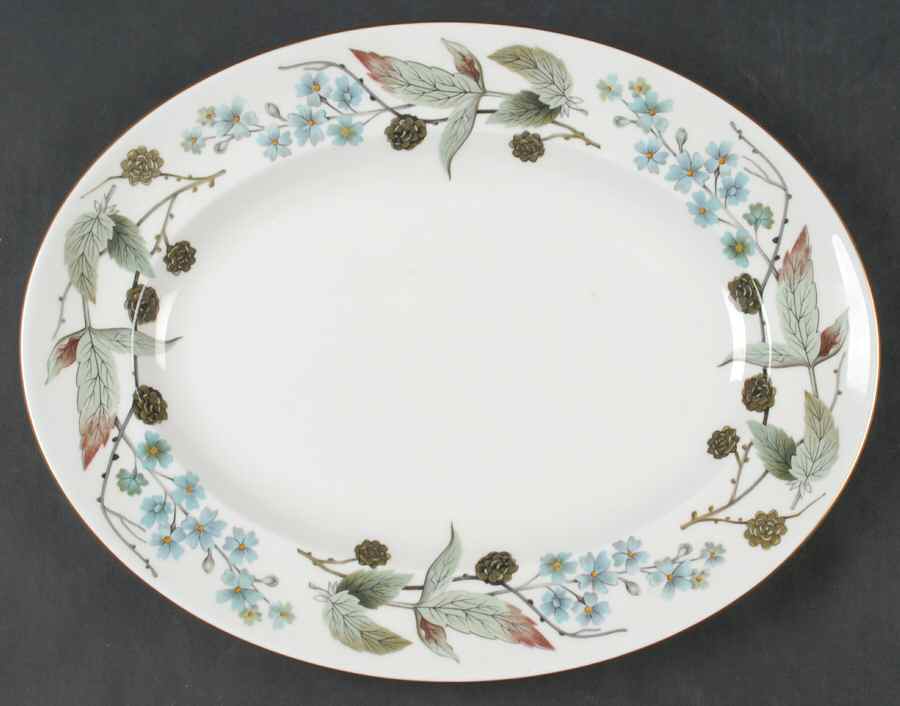 Spring Morning 13" Oval Serving Platter by Wedgwood-1
