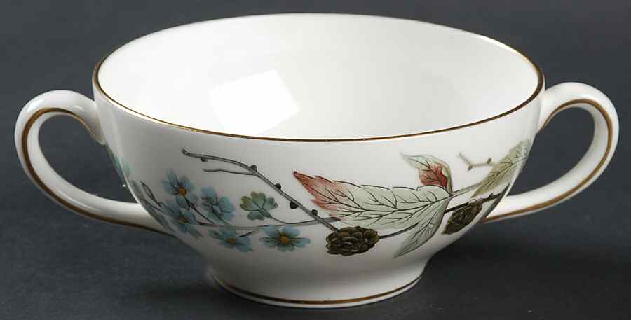 Spring Morning Flat Cream Soup Bowl by Wedgwood-1