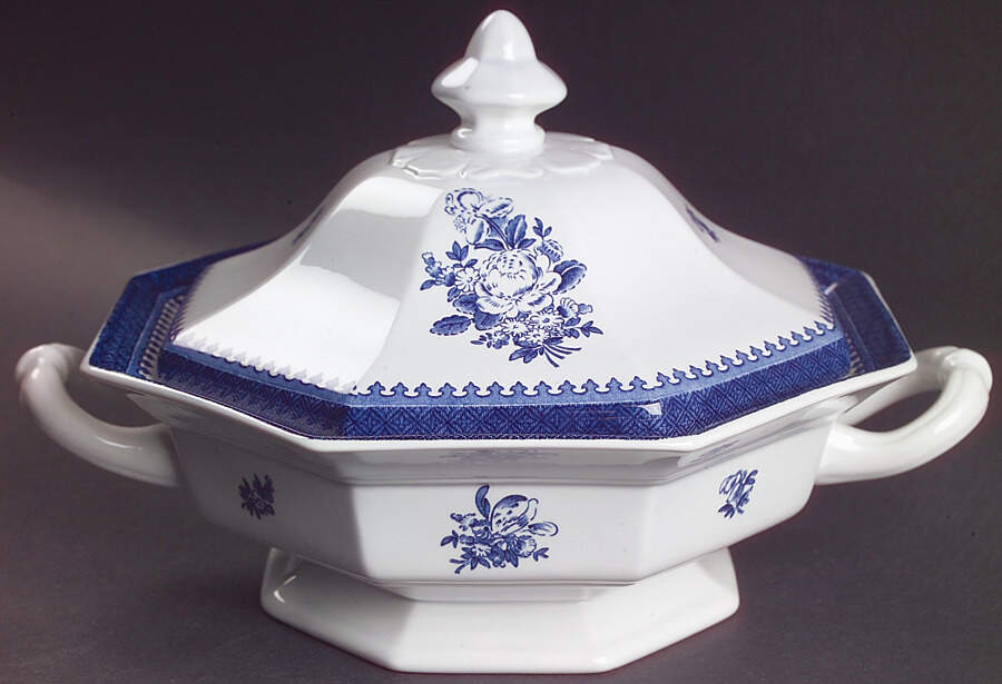 Springfield Octagonal Covered Vegetable by Wedgwood-1