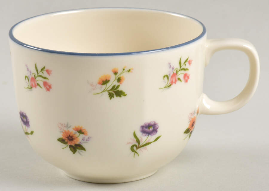 Springtime (Multi On Ivory) Flat Cup by Wedgwood-1