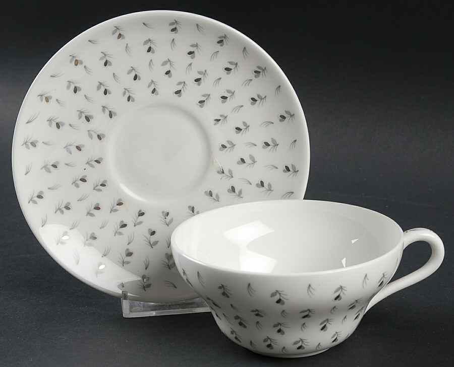 Stamford Flat Cup & Saucer Set by Wedgwood-1