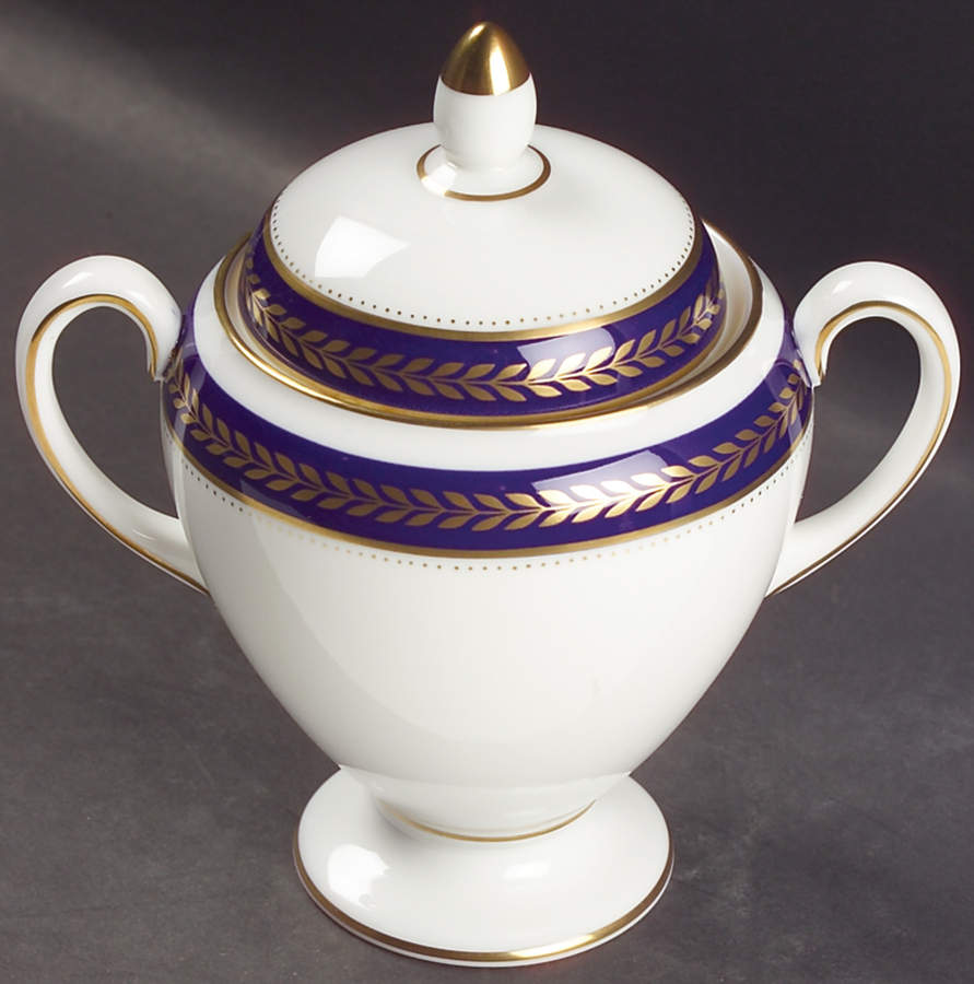 Stanton Globe Shape Sugar Bowl & Lid by Wedgwood-1