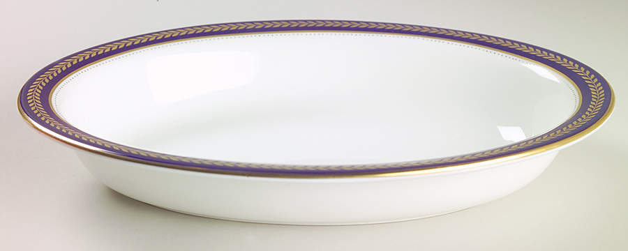 Stanton 10" Oval Vegetable Bowl by Wedgwood-1