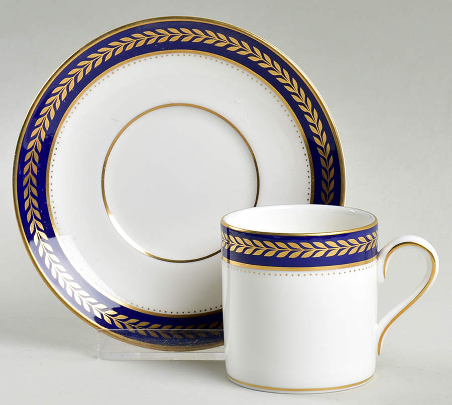Stanton Bond Shape Demitasse Cup and Saucer Set by Wedgwood-1