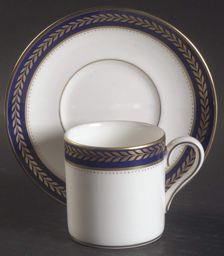 Stanton Bond Shape Demitasse Cup and Saucer Set by Wedgwood-1