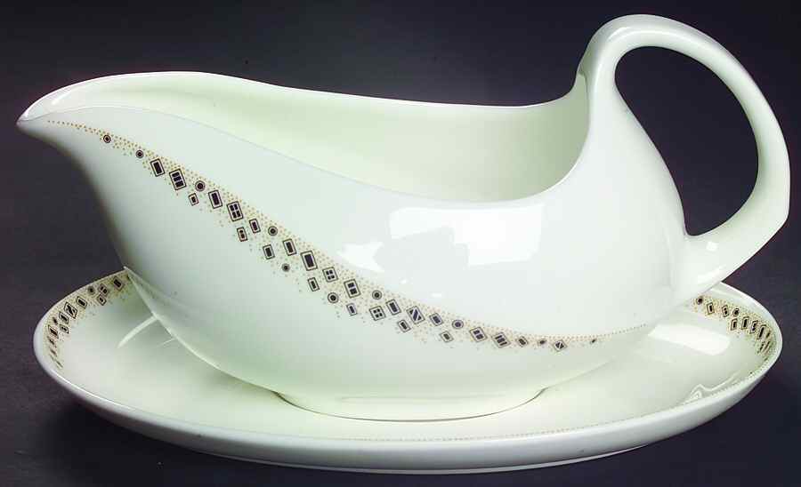 Stardust Gravy Boat & Underplate by Wedgwood-1
