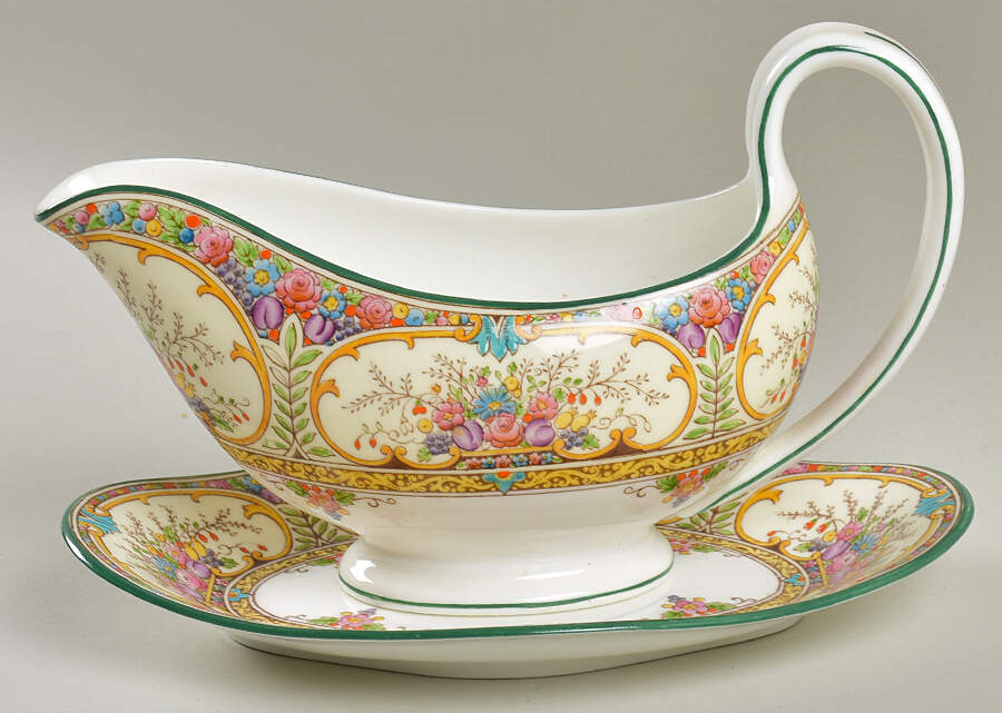 St Austell Gravy Boat & Underplate/Relish by Wedgwood-1