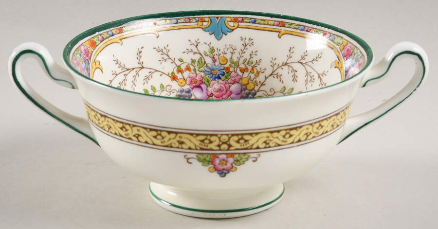St Austell Footed Cream Soup Bowl by Wedgwood-1