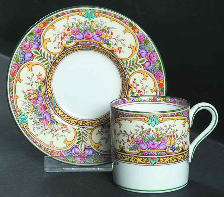 St Austell Bond Shape Demitasse Cup and Saucer Set by Wedgwood-1