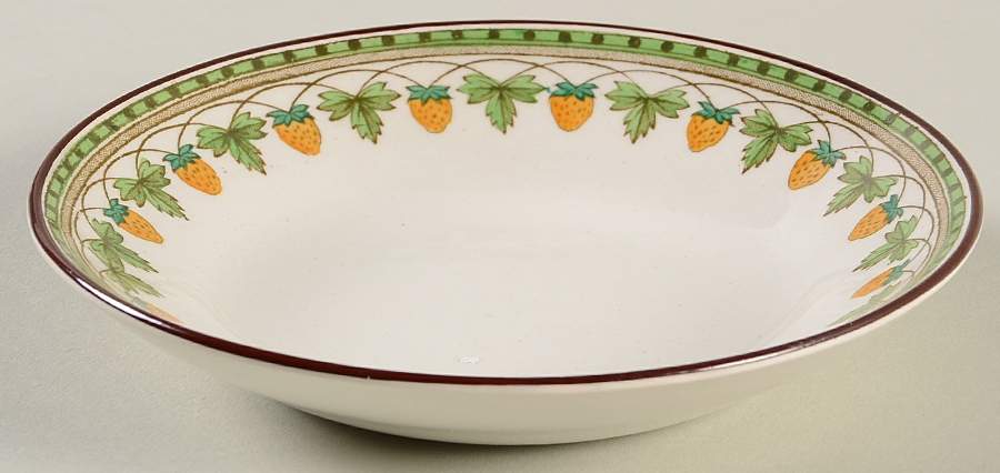 Strawberry Fruit Saucer for Footed Cup by Wedgwood-1