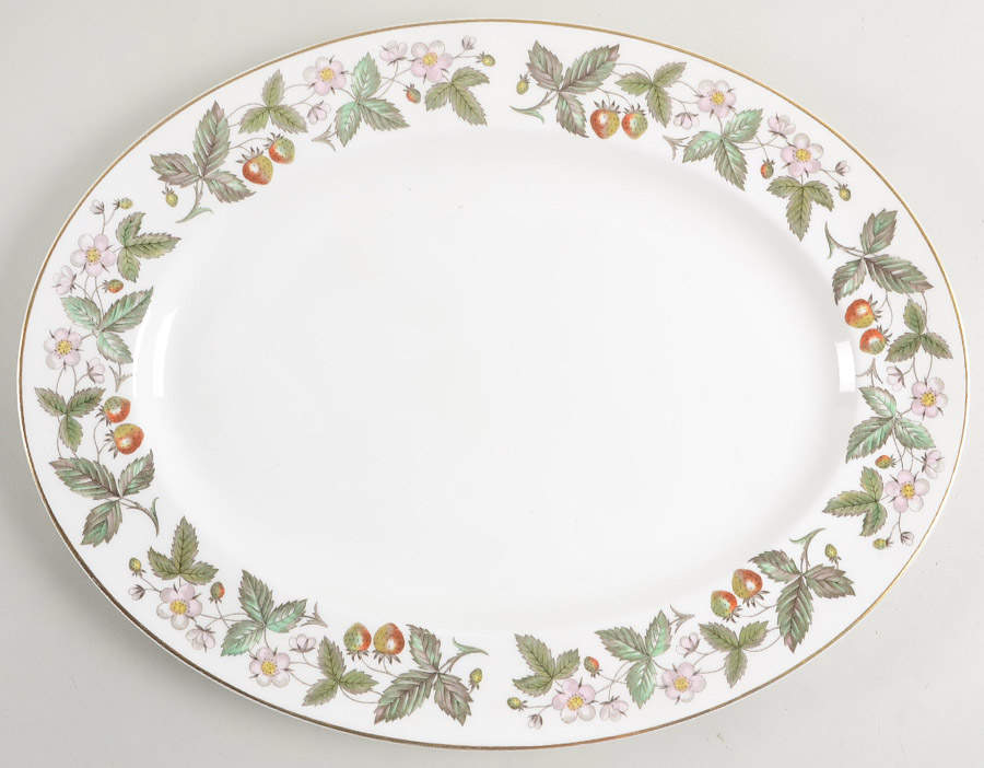 Strawberry Hill 15" Oval Serving Platter by Wedgwood-1