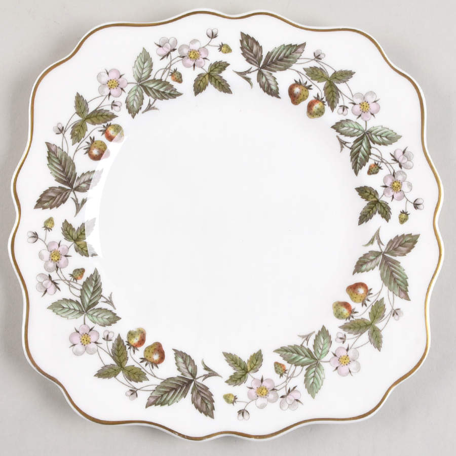 Strawberry Hill Square Salad Plate by Wedgwood-1