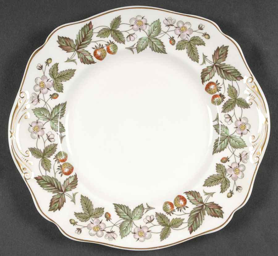 Strawberry Hill Square Handled Cake Plate by Wedgwood-1