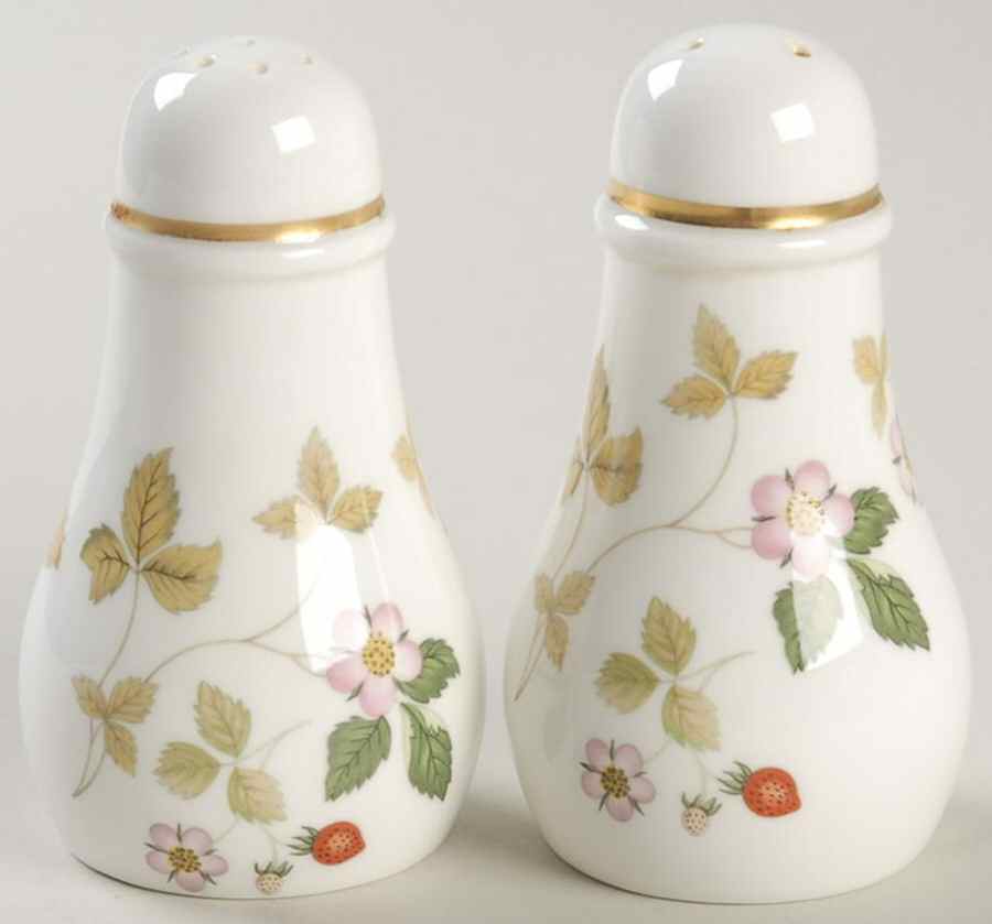 Strawberry Hill Salt & Pepper Set by Wedgwood-1