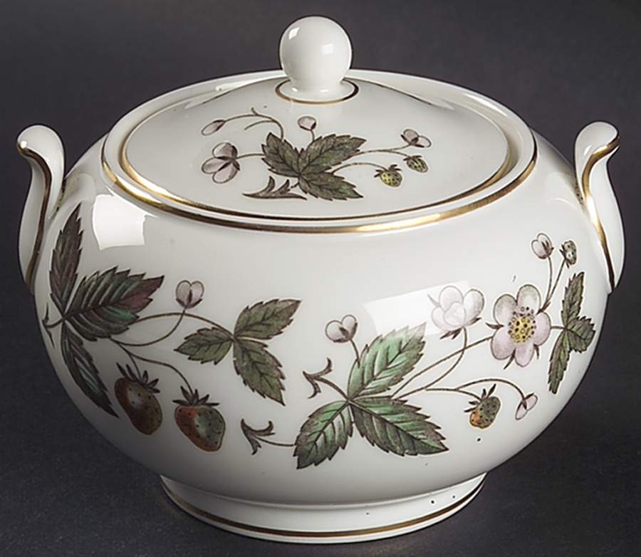 Strawberry Hill 146 Shape Sugar Bowl & Lid by Wedgwood-1