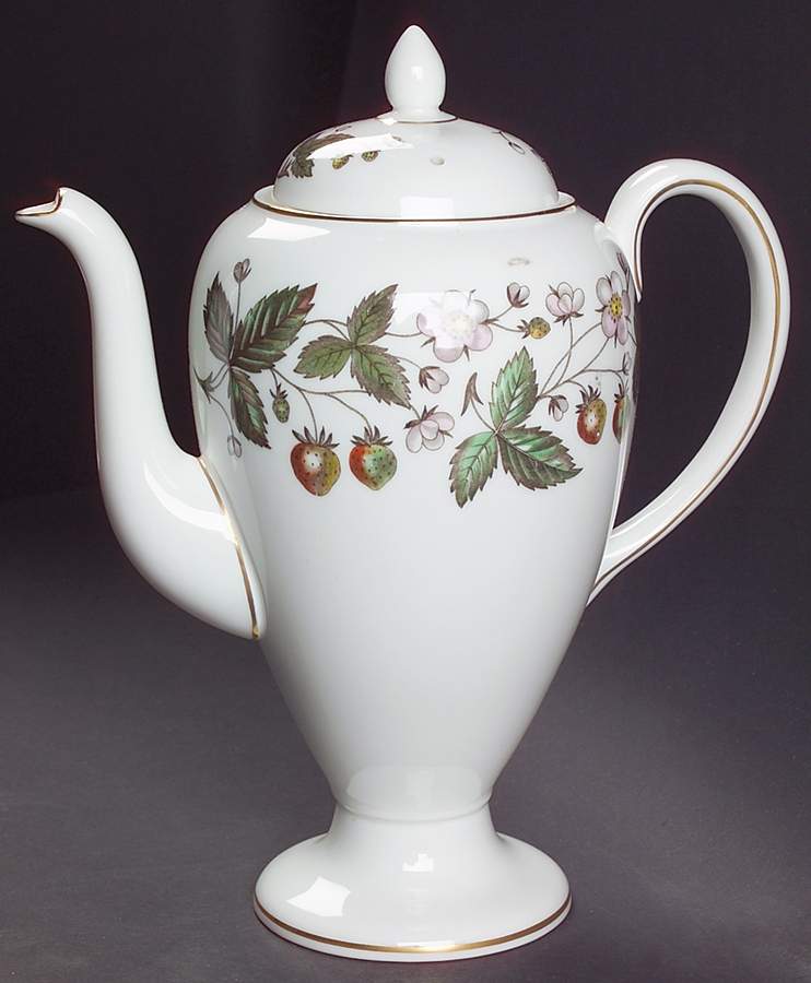 Strawberry Hill Mini Coffee Pot & Lid by Wedgwood-1