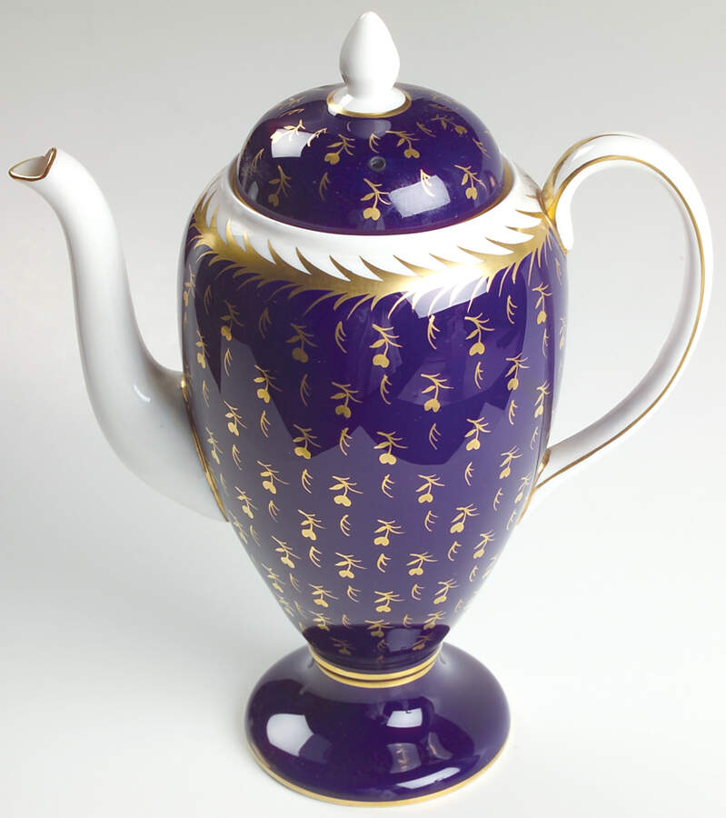 St. James Coffee Pot & Lid by Wedgwood-1