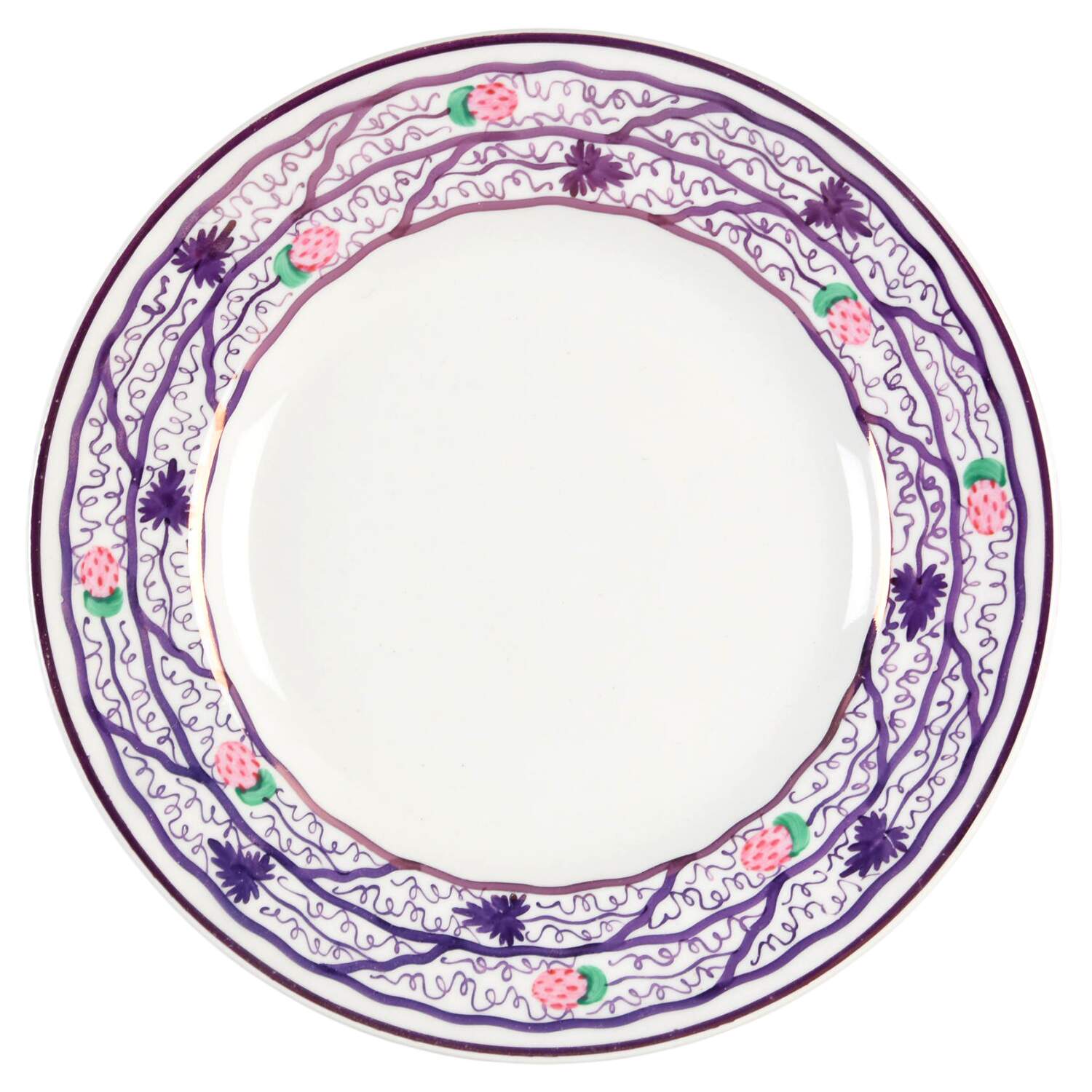 Strawberry Lustre Bread & Butter Plate by Wedgwood-1