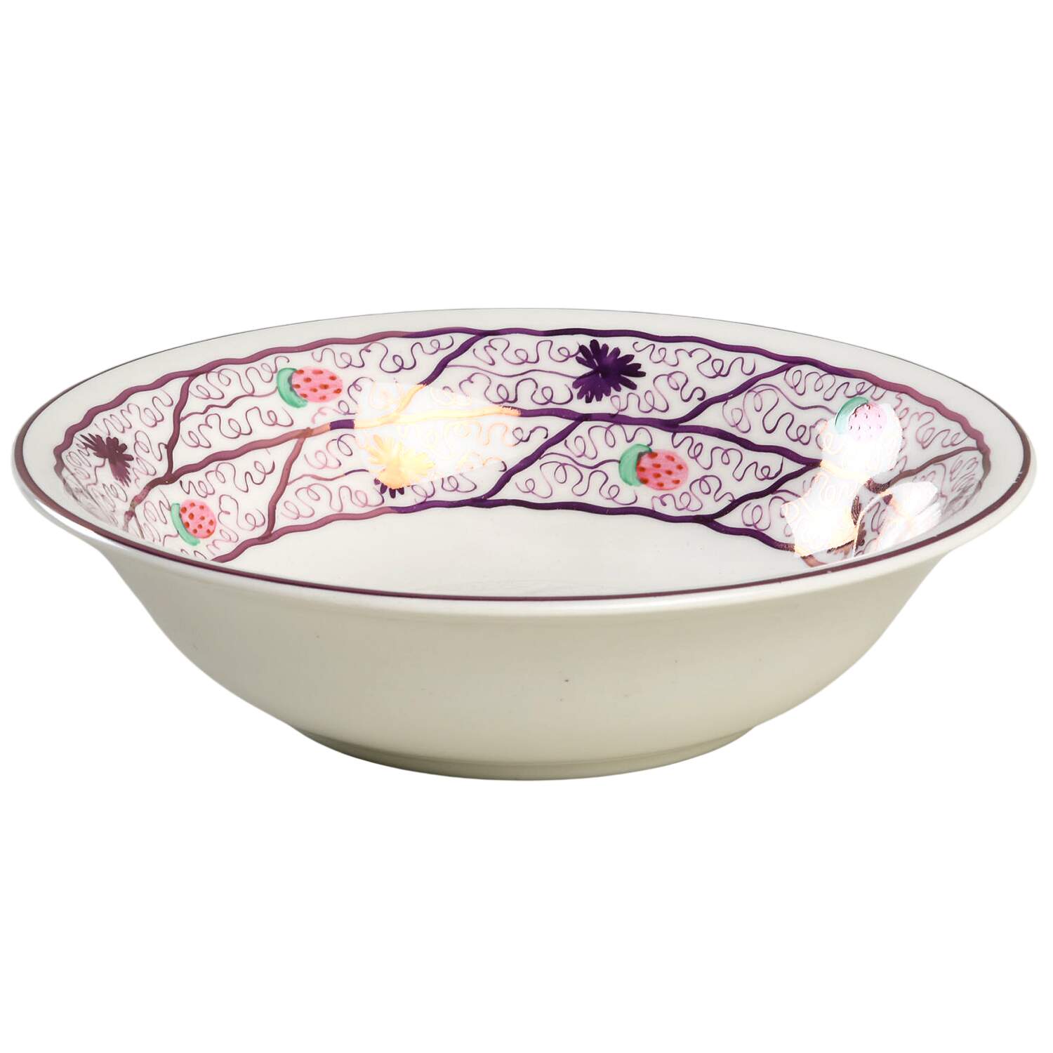 Strawberry Lustre Coupe Cereal Bowl by Wedgwood-1