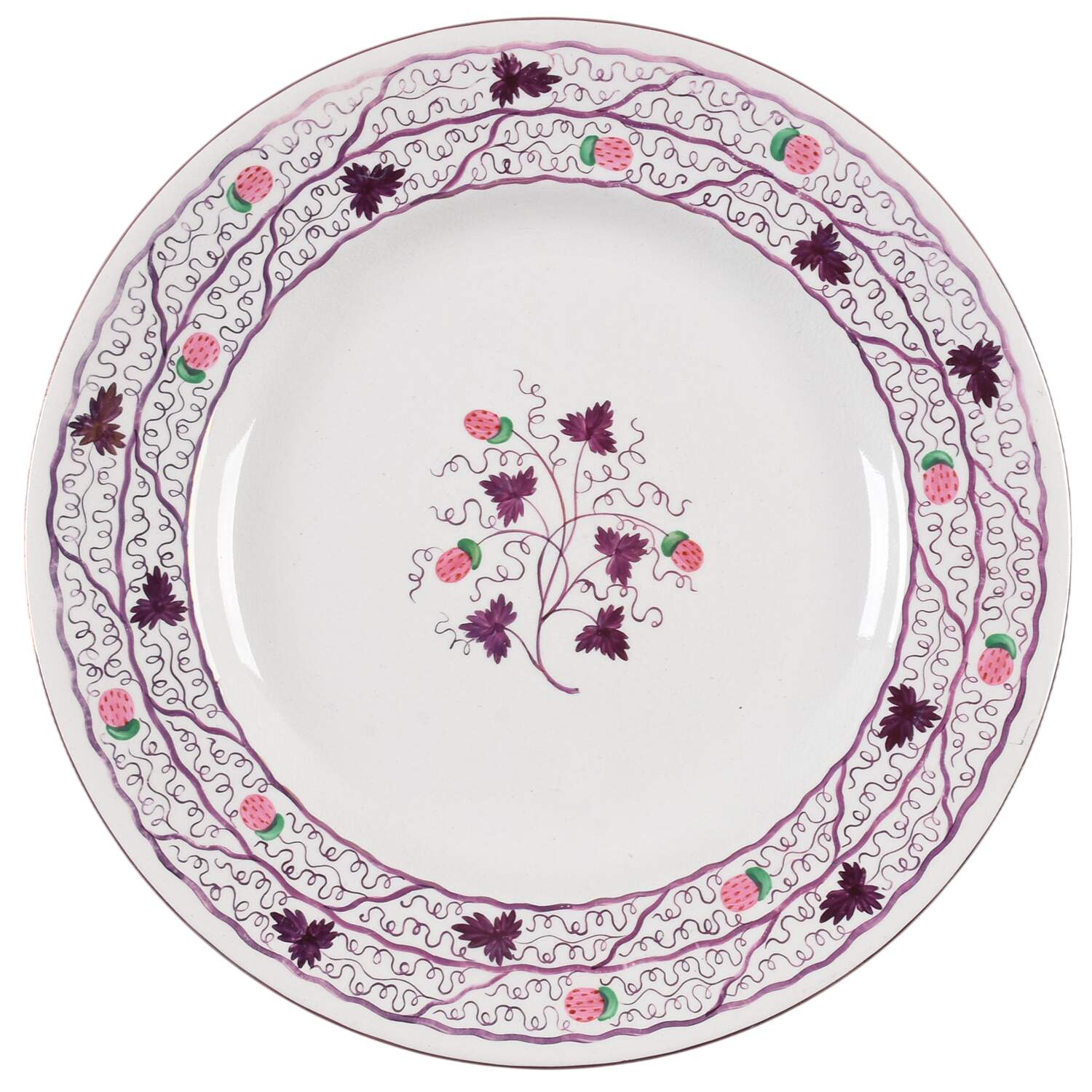 Strawberry Lustre Salad Plate by Wedgwood-1