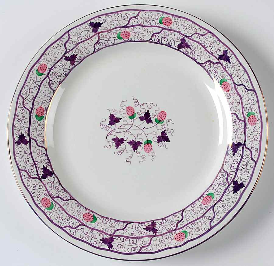 Strawberry Lustre Luncheon Plate by Wedgwood-1