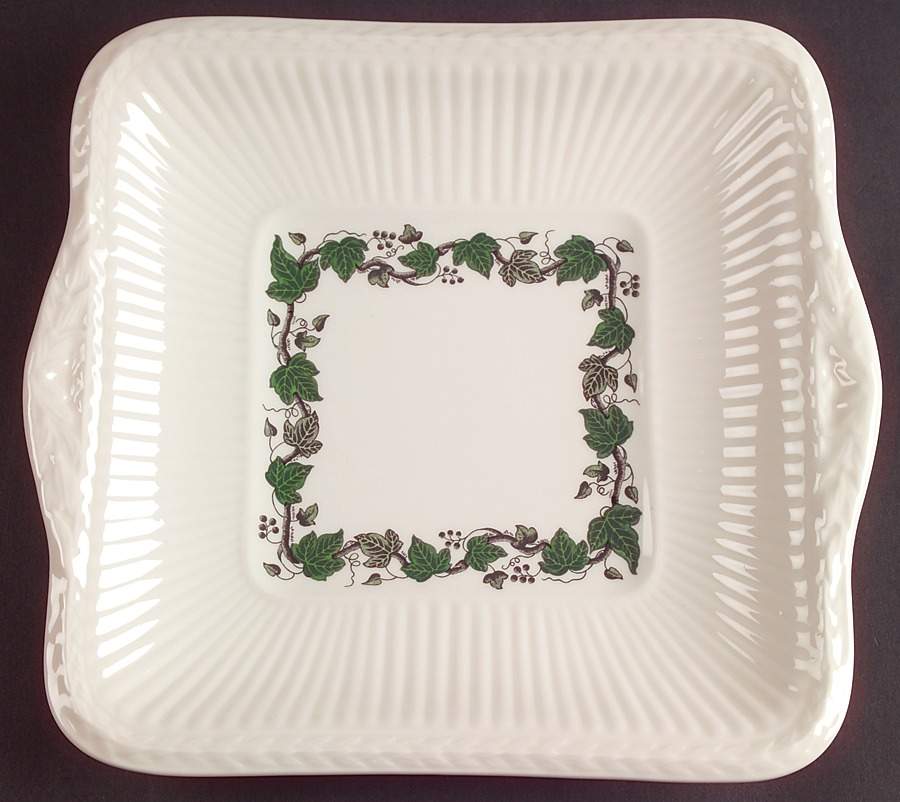 Stratford Square Handled Cake Plate by Wedgwood-1