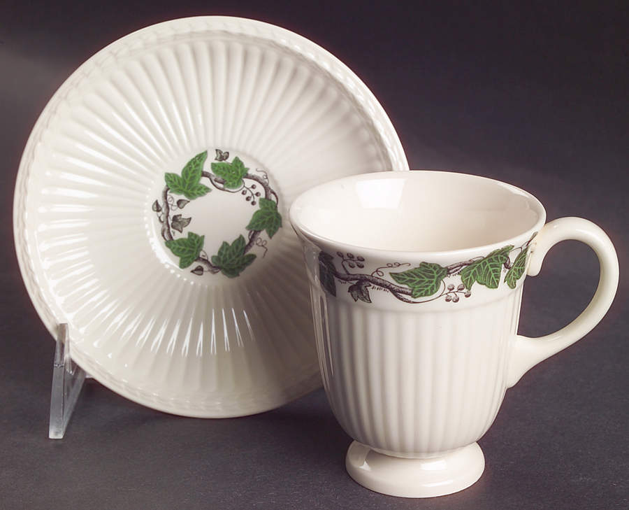 Stratford Chocolate Cup & Saucer Set by Wedgwood-1