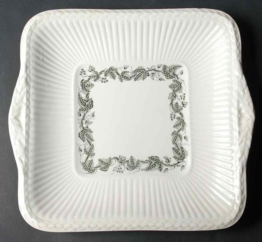 Stratford Square Handled Cake Plate by Wedgwood-1
