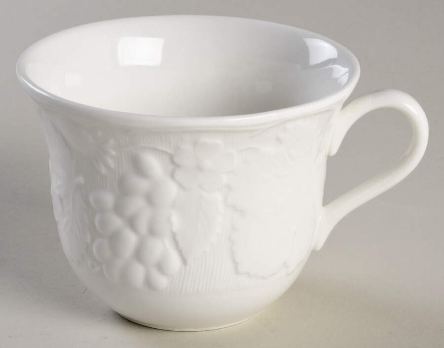 Strawberry & Vine (Bone Or Earthenware) Flat Cup by Wedgwood-1