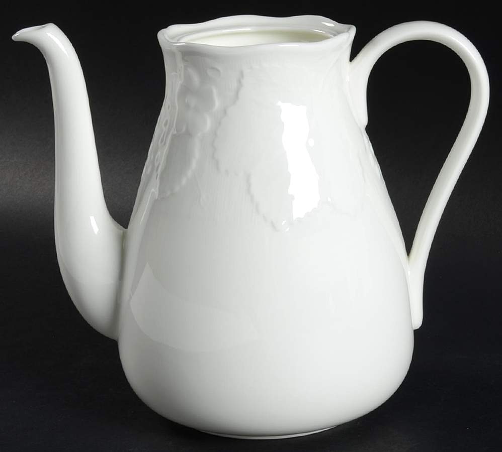 Strawberry & Vine (Bone Or Earthenware) Coffee Pot No Lid by Wedgwood-1
