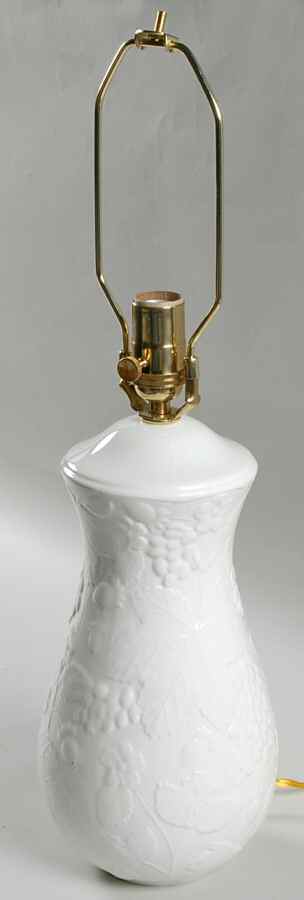 Strawberry & Vine (Bone Or Earthenware) Lamp No Shade by Wedgwood-1