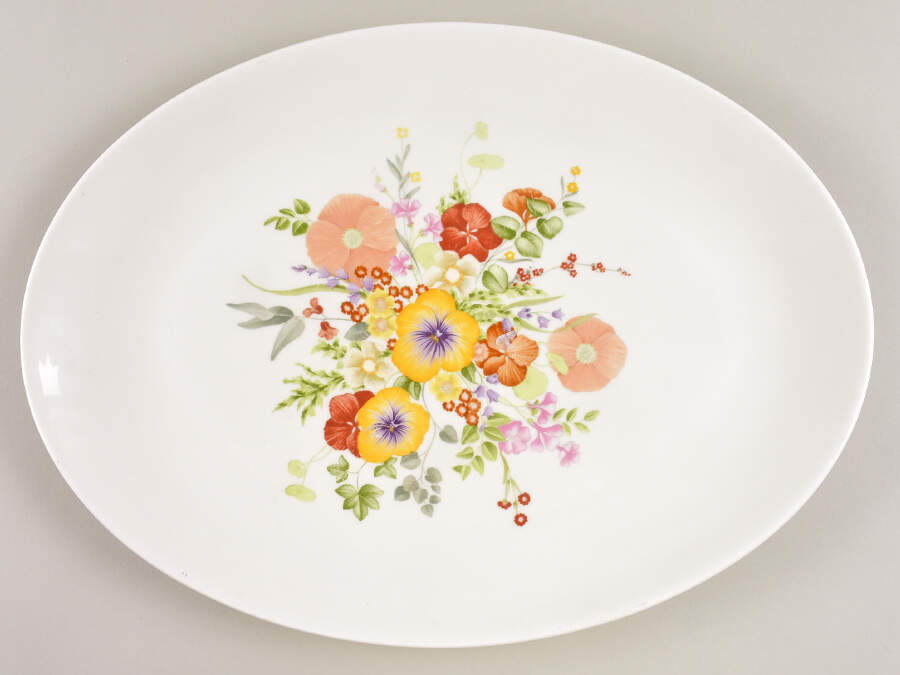 Summer Bouquet 15" Oval Serving Platter by Wedgwood-1